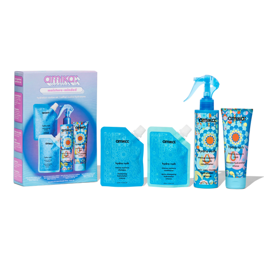 Moisture-Minded Hydration Routine Set - amika