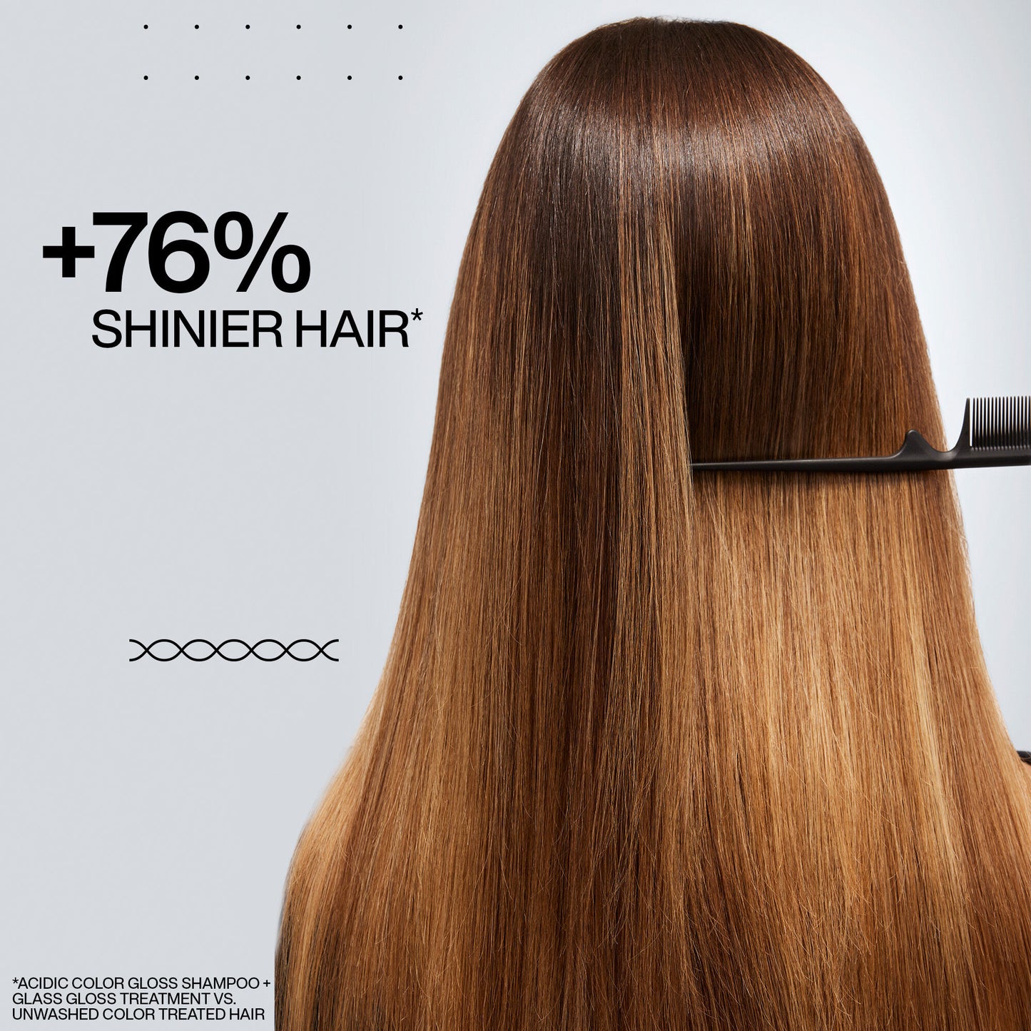 Acidic color gloss shampoo