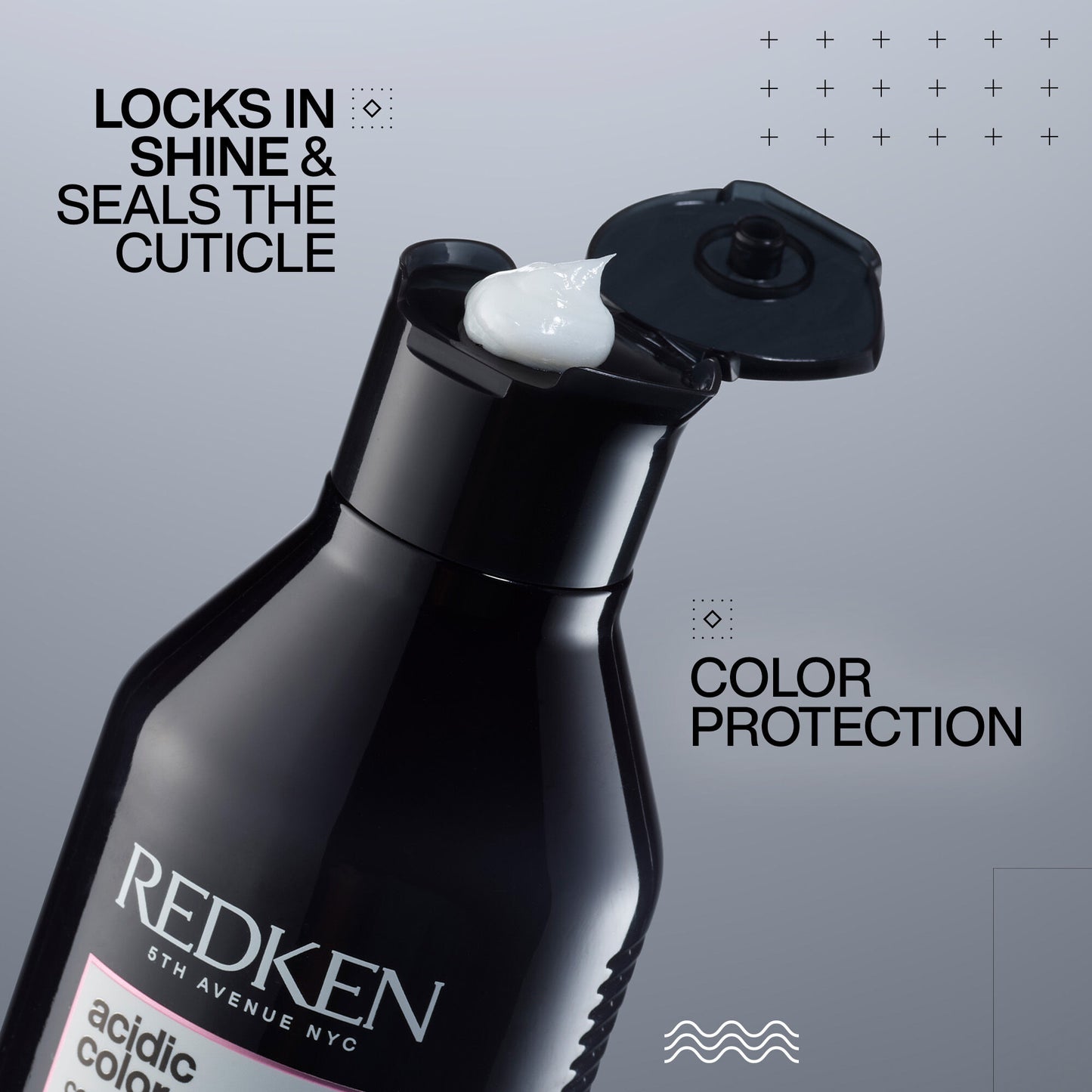 Acidic color gloss conditioner
