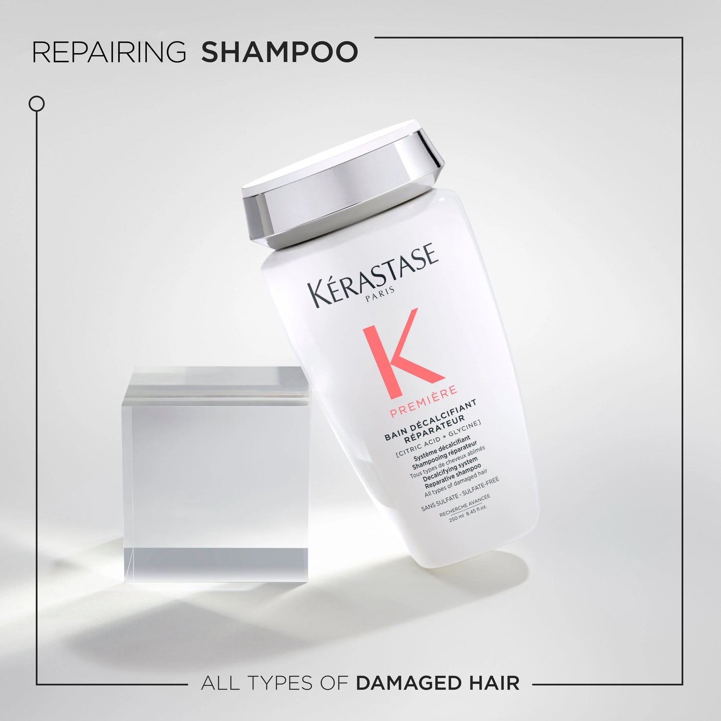 Bain decalcifiant reparateur shampoo