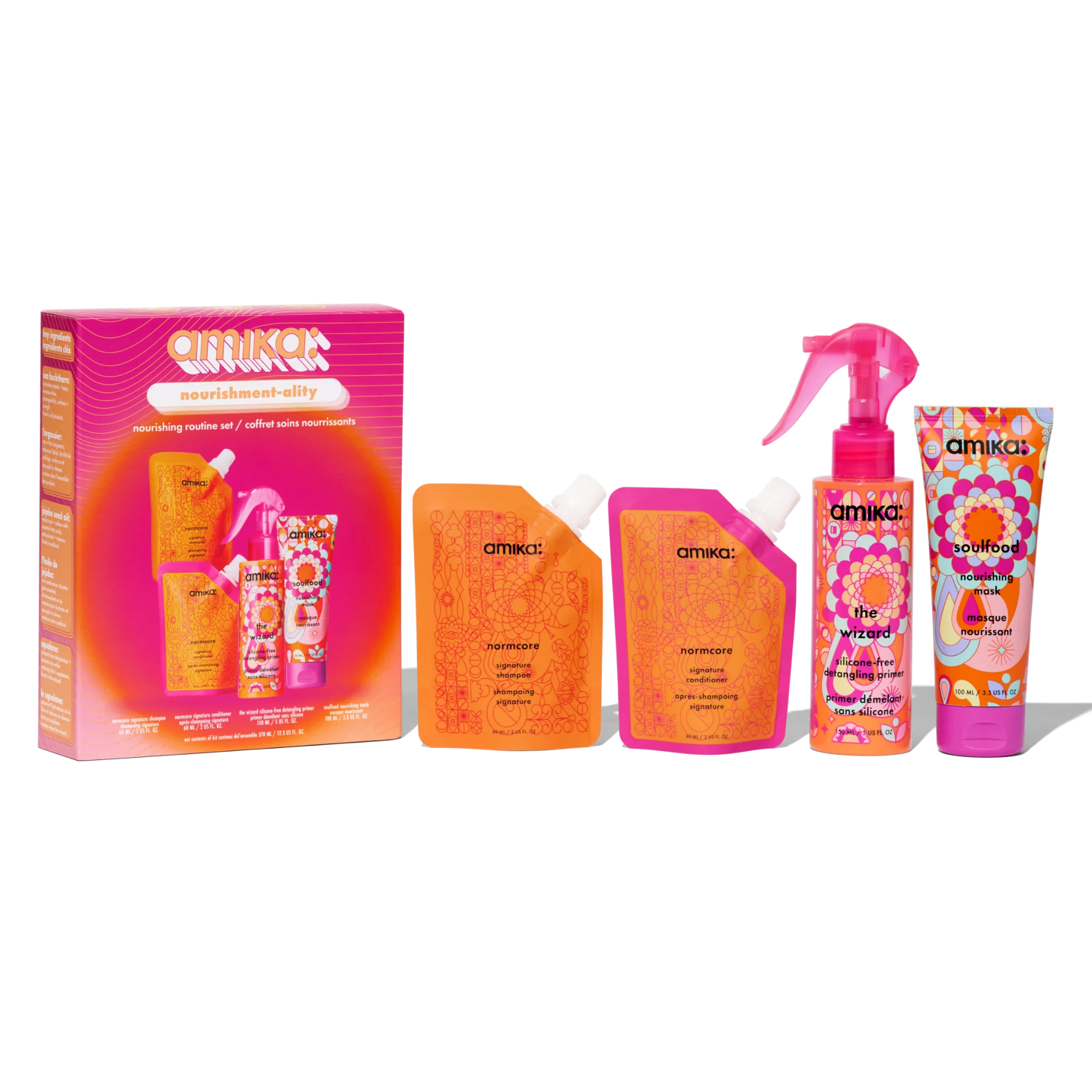 Nourishment-ality Nourishing Routine Set - amika