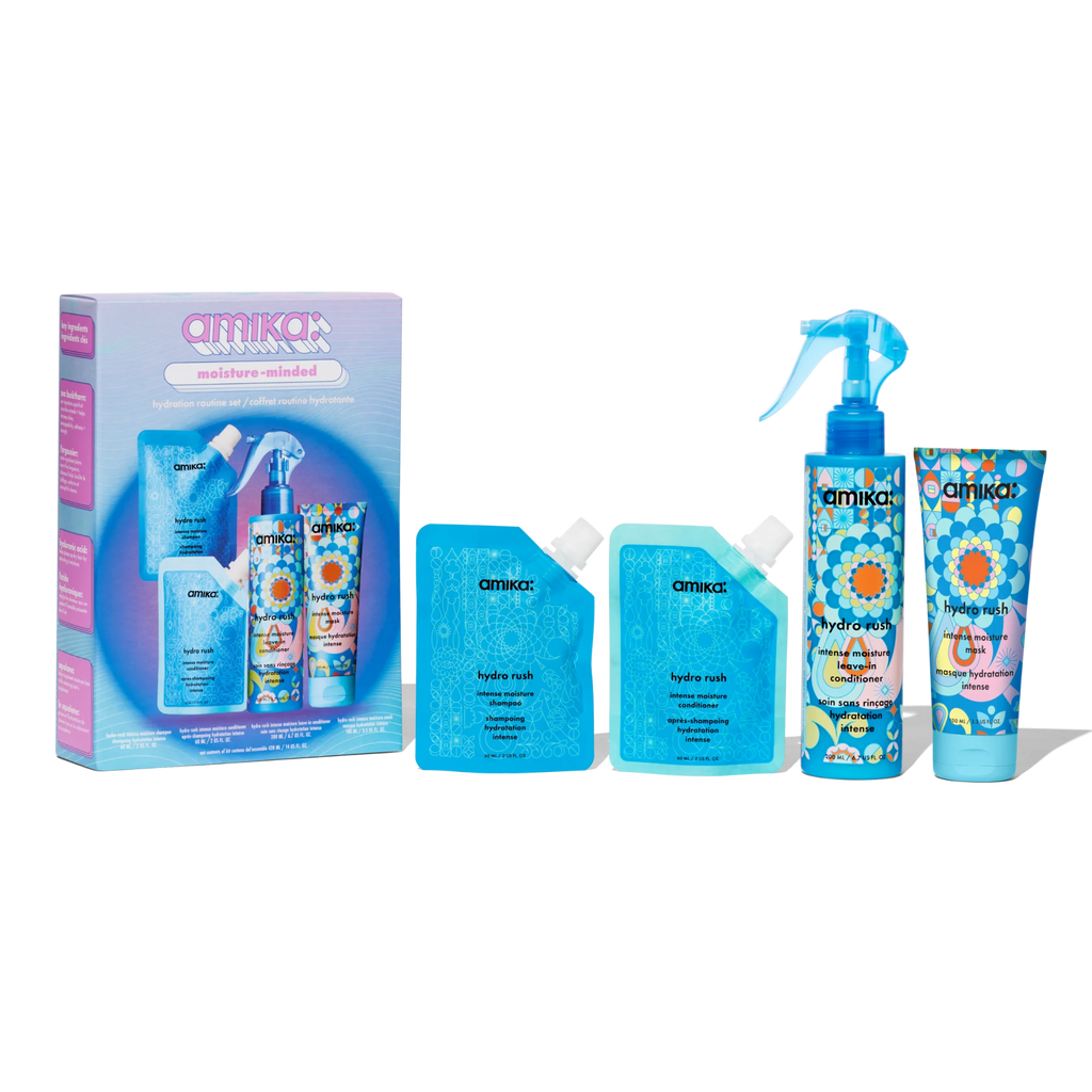 Moisture-Minded Hydration Routine Set - amika