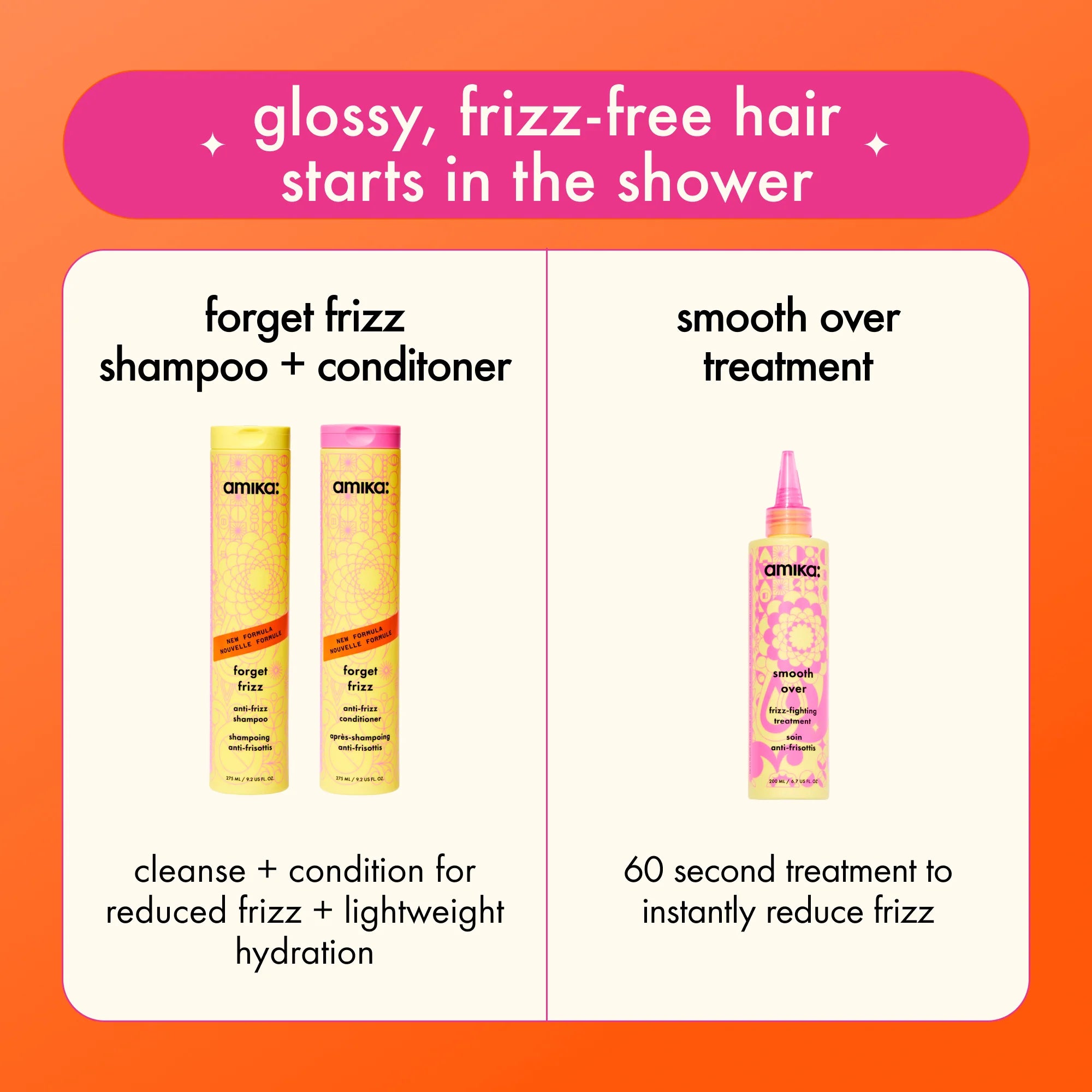 Forget Frizz Anti-frizz Shampoo - amika