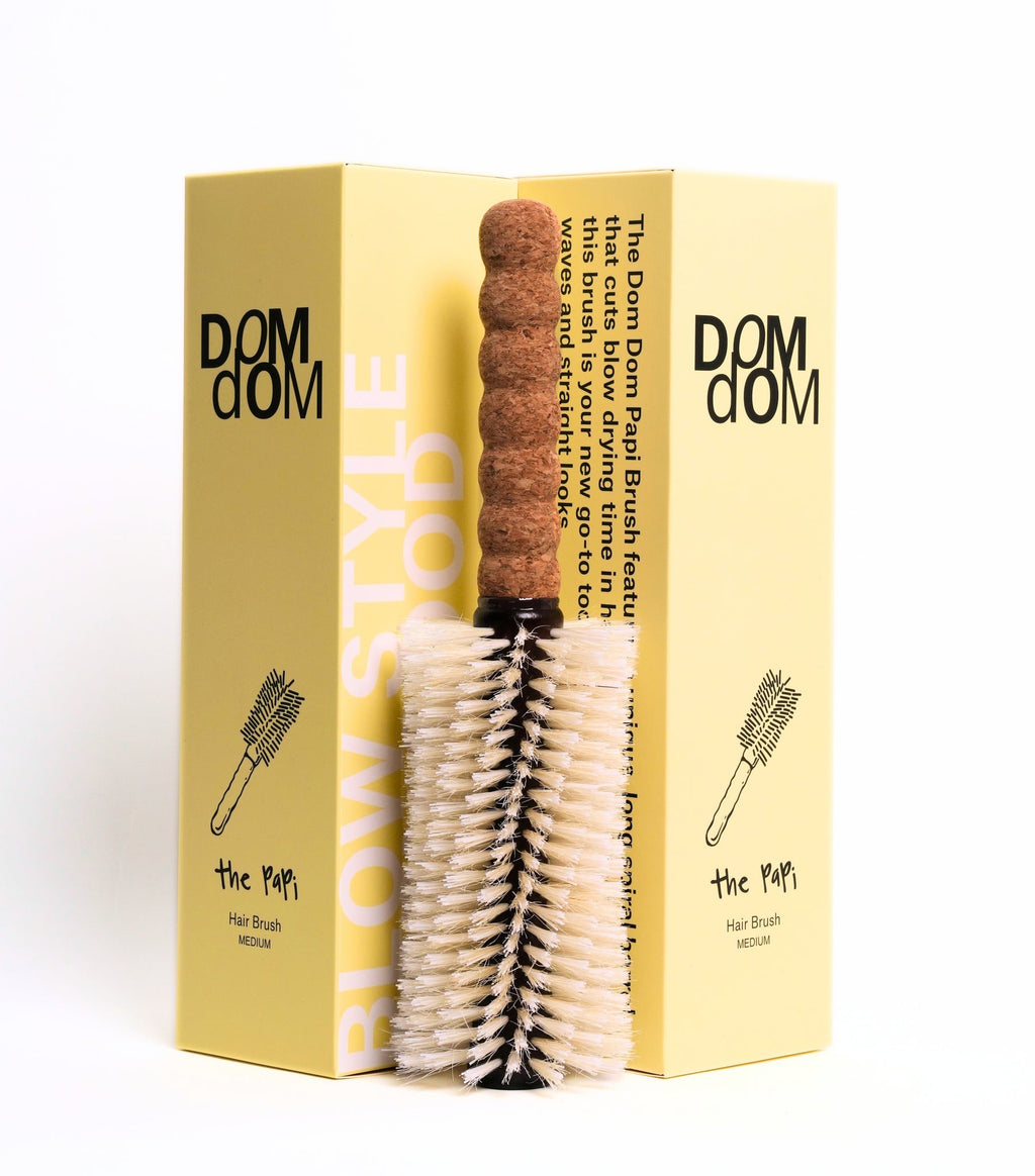 Dom Dom The Papi Long Barrel Boar / Nylon Brush Medium