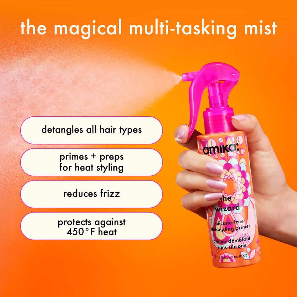 The Wizard Silicone-free Detangling Hair Primer - amika