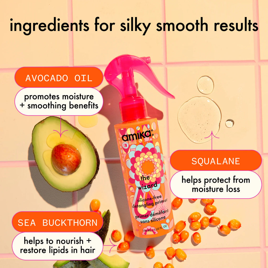 The Wizard Silicone-free Detangling Hair Primer - amika
