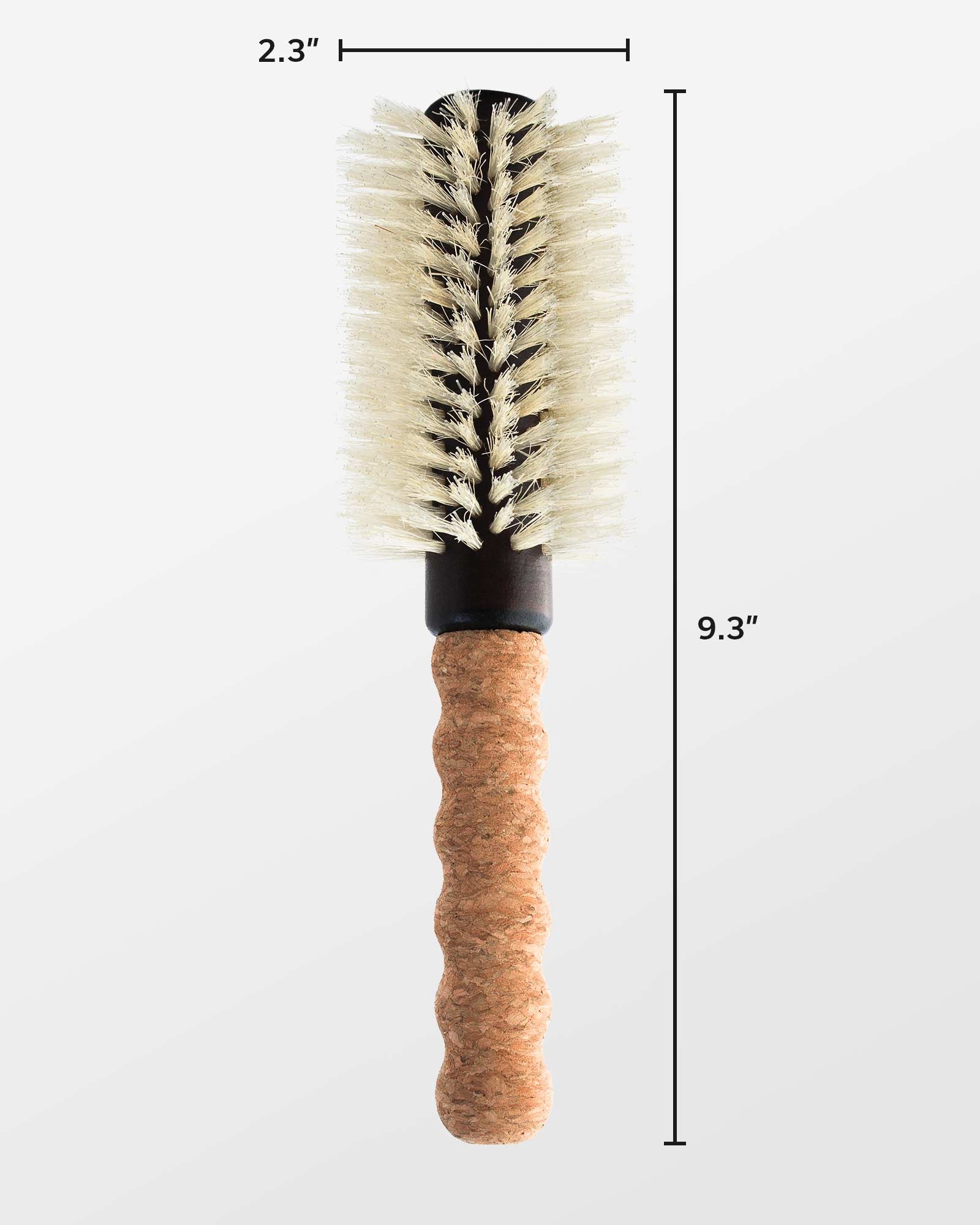Medium 2.3” Round Boar / Nylon Bristle Brush