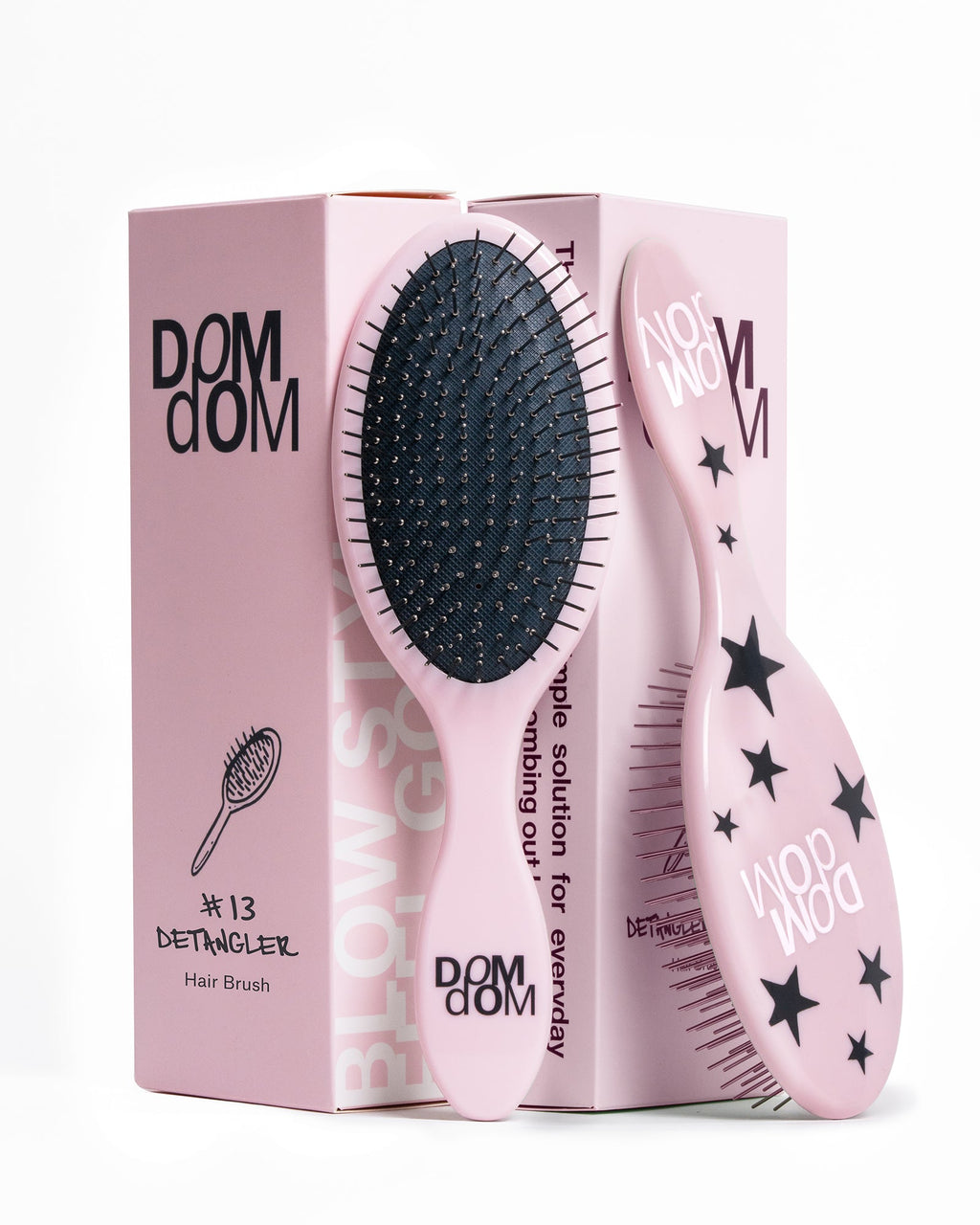 #13 Detangler Brush Pink Stars