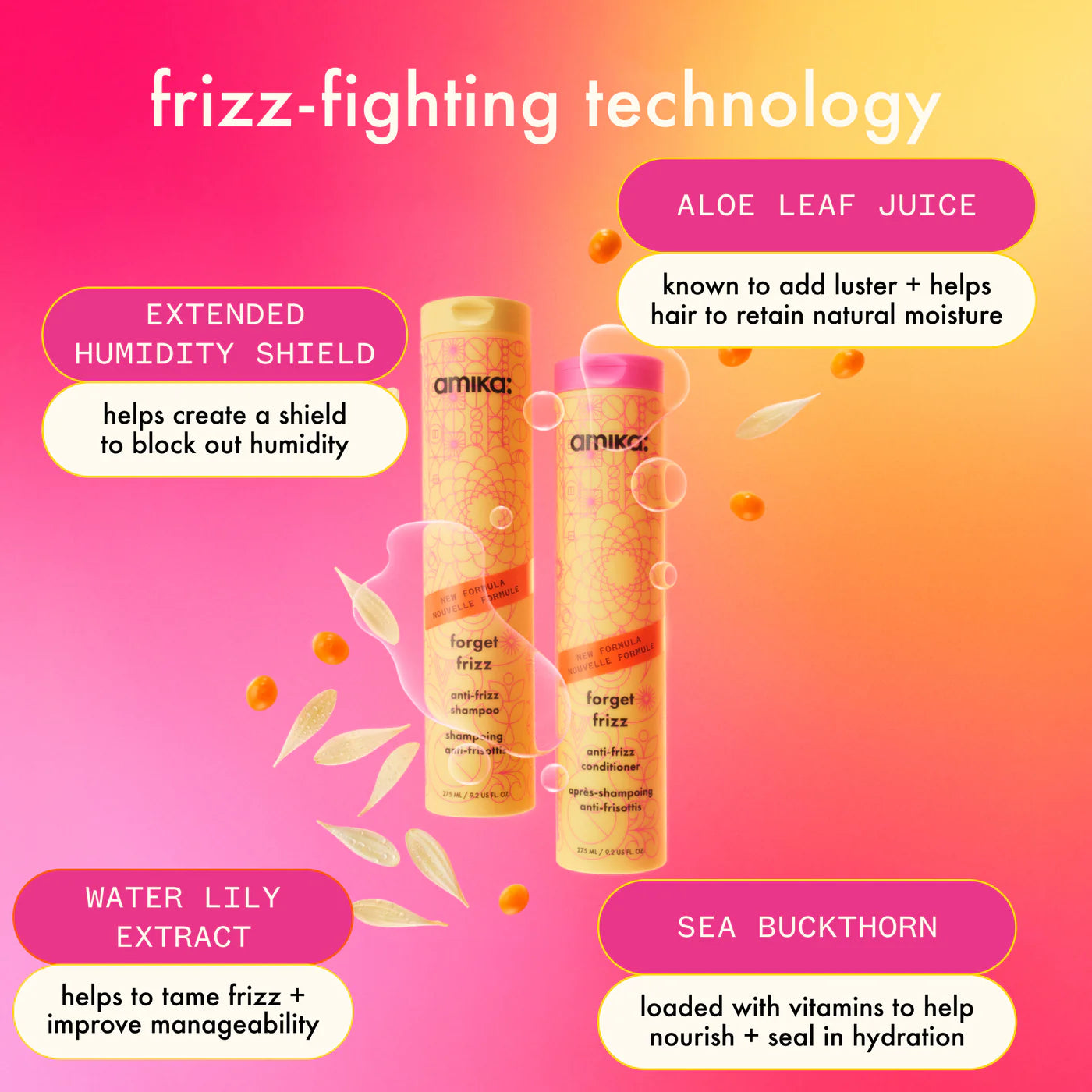 Frizz Fighters Setanti-frizz shampoo, conditioner + treatment