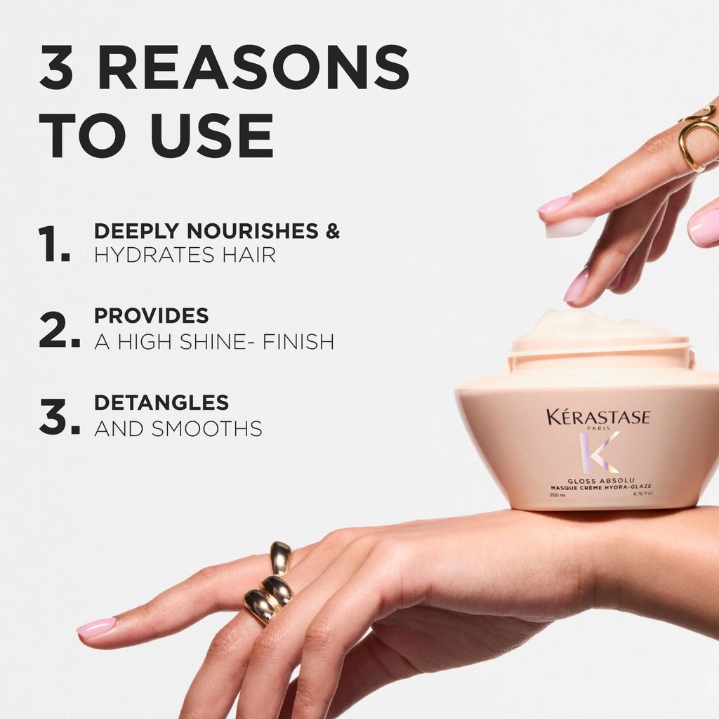 Masque Creme Hydra-Glaze Anti-Frizz Hair Mask