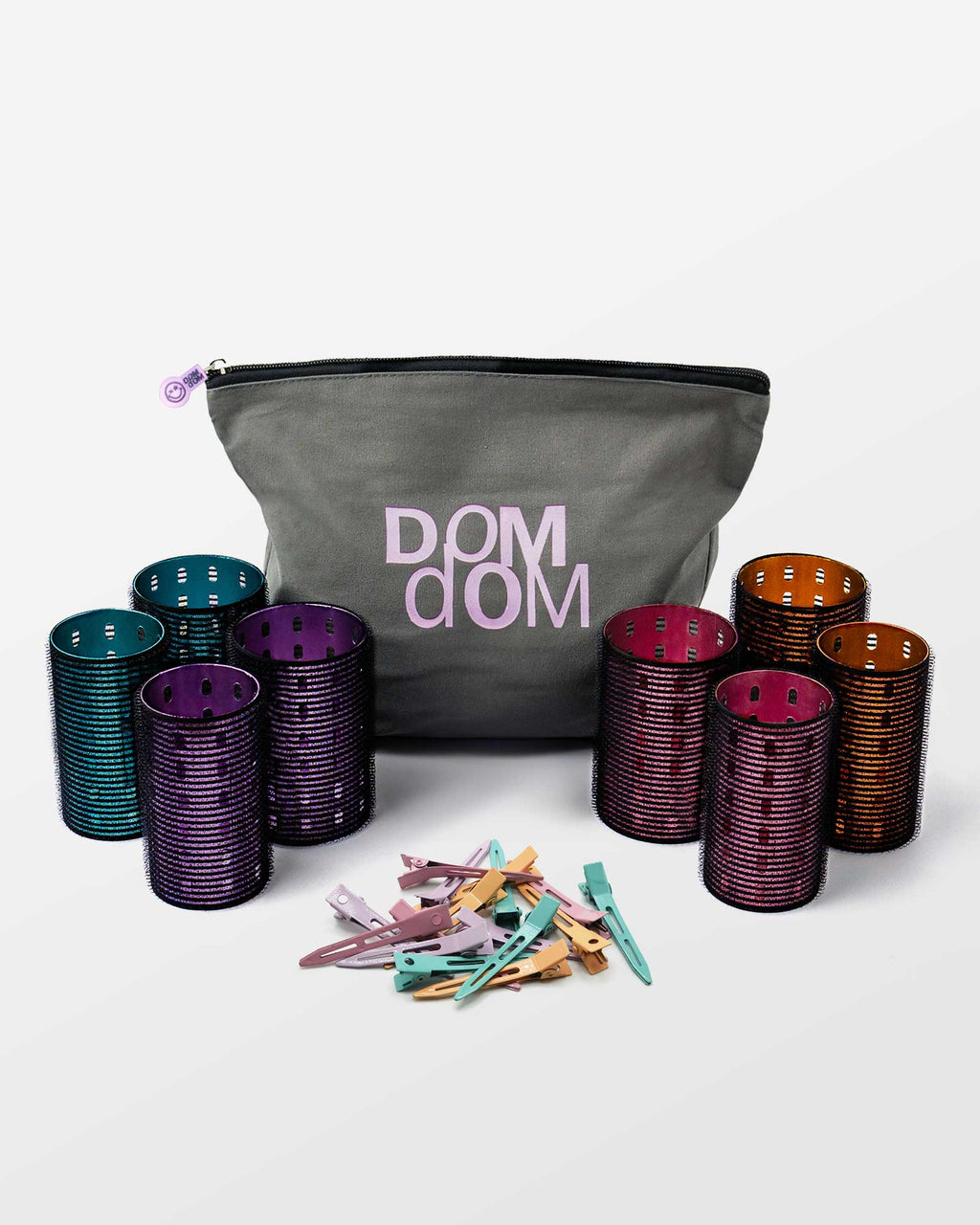 Dom Dom Metal Hair Rollers Set