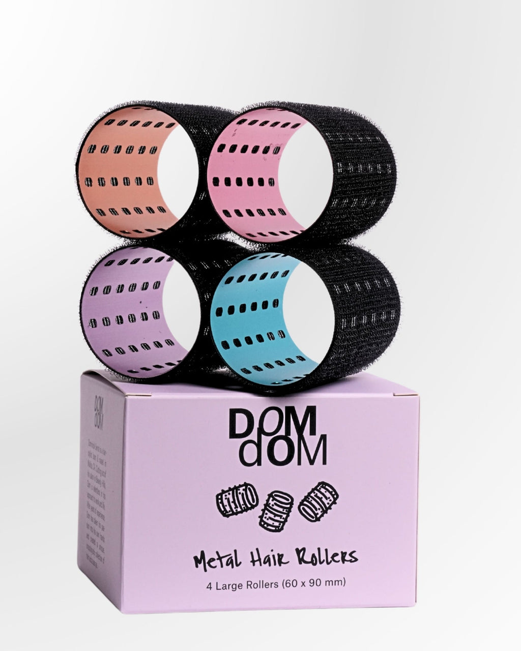 Dom Dom Large Metal Hair Rollers