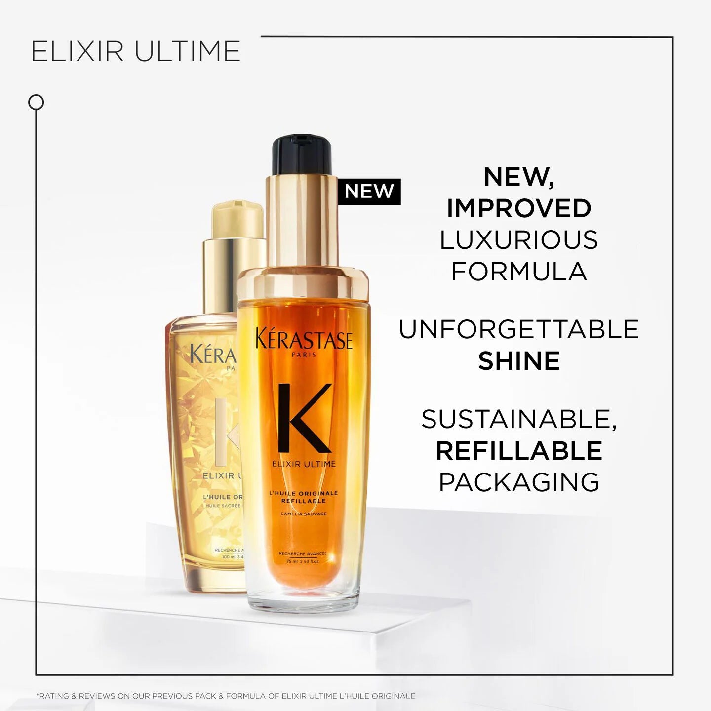 Elixiur Ultimate Refillable Hydrating Hair Oil