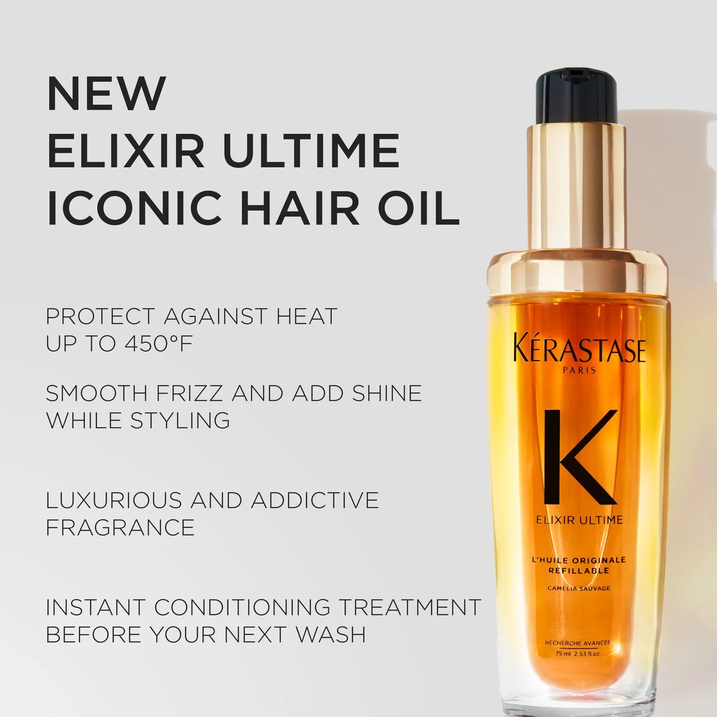 Elixiur Ultimate Refillable Hydrating Hair Oil
