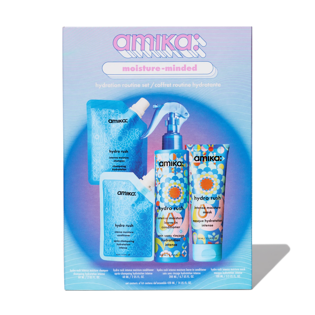 Moisture-Minded Hydration Routine Set - amika
