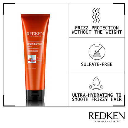 FRIZZ DISMISS HAIR MASK INTENSE SMOOTHING TREATMENT -Redken